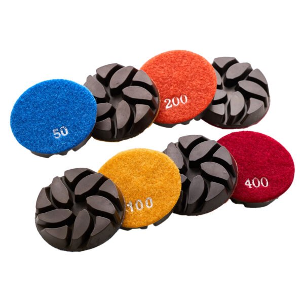 Almofadas de polimento de diamante de 4 polegadas/5 polegadas/6 polegadas para restauração de pavimentos HC-CPP-0012 - Image 3