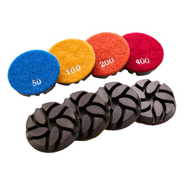 Almofadas de polimento de diamante de 4 polegadas/5 polegadas/6 polegadas para restauração de pavimentos HC-CPP-0012 - Image 6