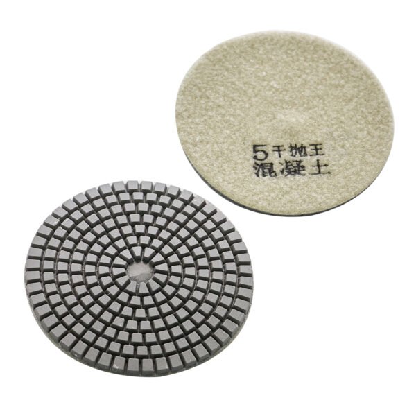 Almofadas de polimento de diamante seco de 4 polegadas/5 polegadas/8 polegadas para betão HC-CPP-0001