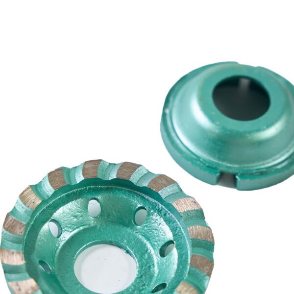 Rebolo de diamante verde Turbo Cup Wheel Rebolos de moagem - Image 3