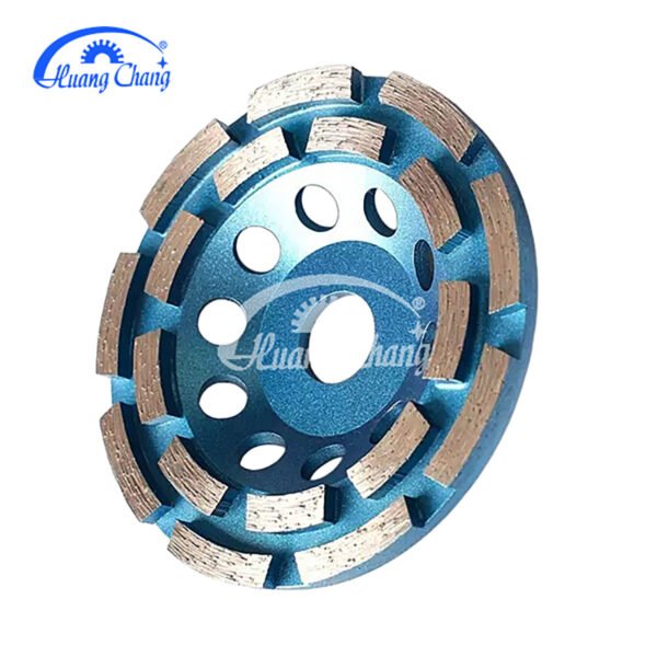 roda copo diamantada segmentada de duas filas