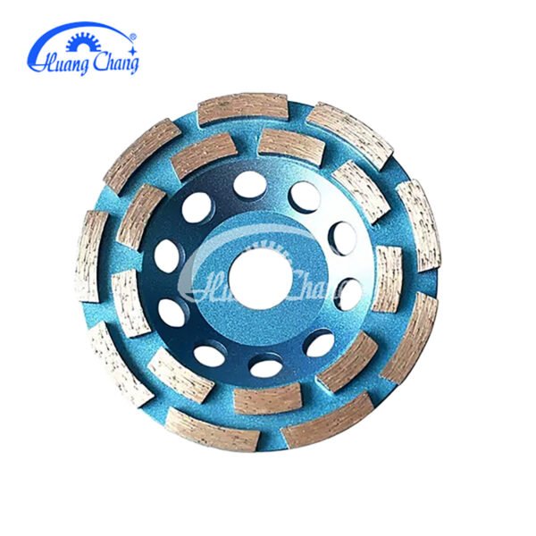 roda copo diamantada segmentada de duas filas
