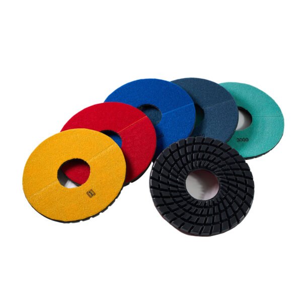 Almofadas de polimento de diamante de resina de 10 polegadas para máquina de polir pavimentos de pedra/betão - Image 2