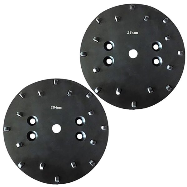 Disco de diamante PCD preto de 10 polegadas para remoção de epóxi