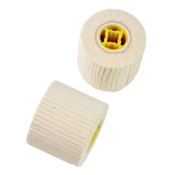 Roda de polimento de feltro de lã 110x100mm para máquina de polir