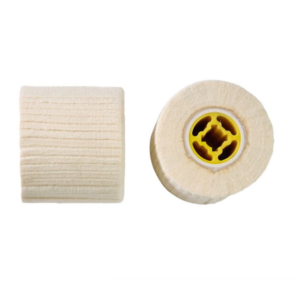 Roda de polimento de feltro de lã 110x100mm para máquina de polir - Image 6