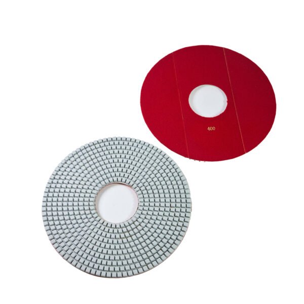16" 400mm Melhores ferramentas de diamante 5 passos almofadas de polimento para pedra de granito de mármore