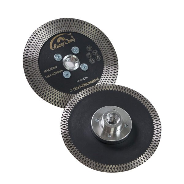 Lâmina de serra de diamante X Mesh Mármore Pedra Corte Disco de moagem com Flange - Image 7
