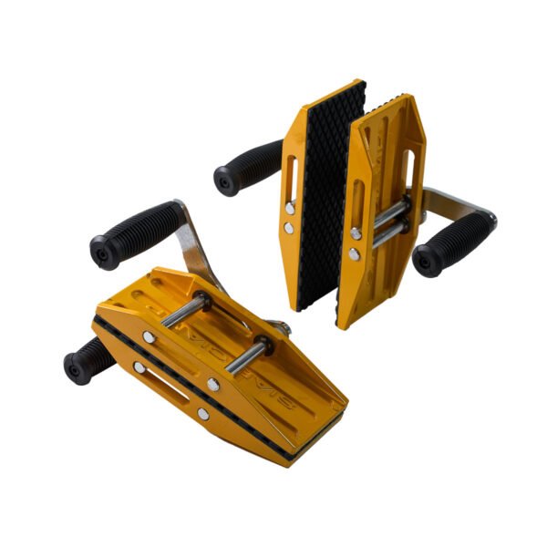 Pinça para laje de pedra com duas mãos 2 Pack Granito Mármore Vidro Fixação móvel Levantador de laje